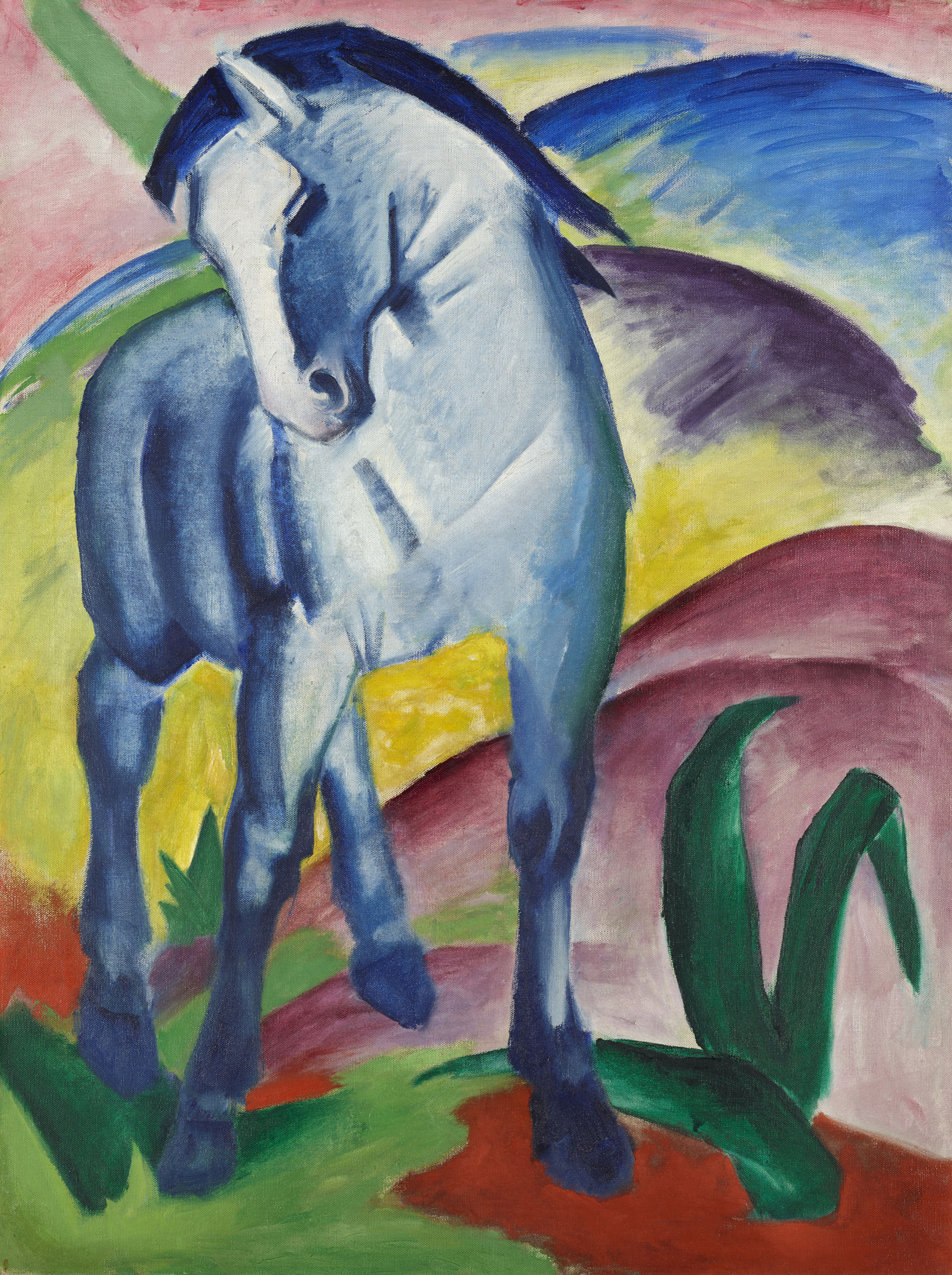 blaues pferd von franz marc